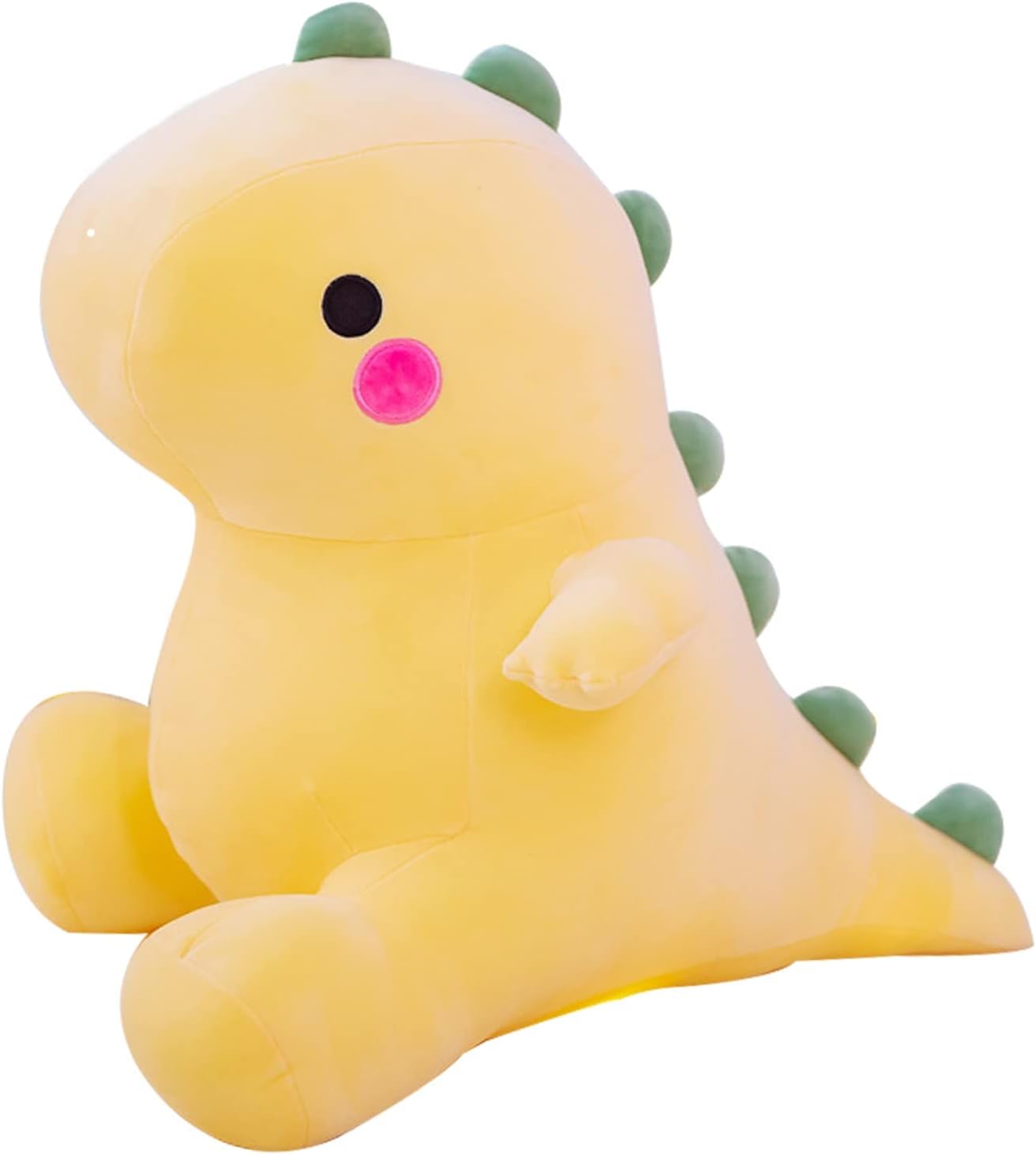 Cute Fat Dinosaur Plush Toys, Soft Stuffed Animals Toys Dolls, Dino Plushies, Cute Birthday Gifts for Kids Girls Boys (Green,8in)