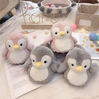 Penguin Cute Women Slippers Funny Animal Slippers Novelty Plush Slippers Fluffy Fuzzy Winter Warm Bedroom House Shoes Cartoon Slippers for Women Men Teen Girls