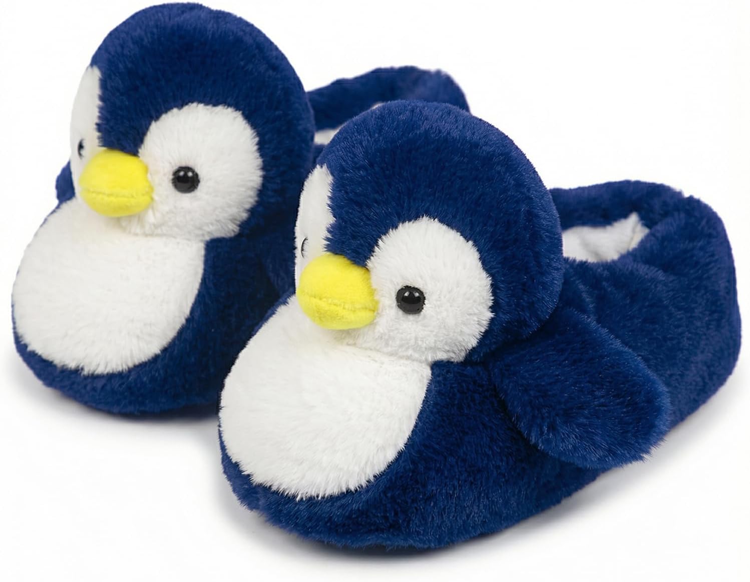 Penguin Cute Women Slippers Funny Animal Slippers Novelty Plush Slippers Fluffy Fuzzy Winter Warm Bedroom House Shoes Cartoon Slippers for Women Men Teen Girls