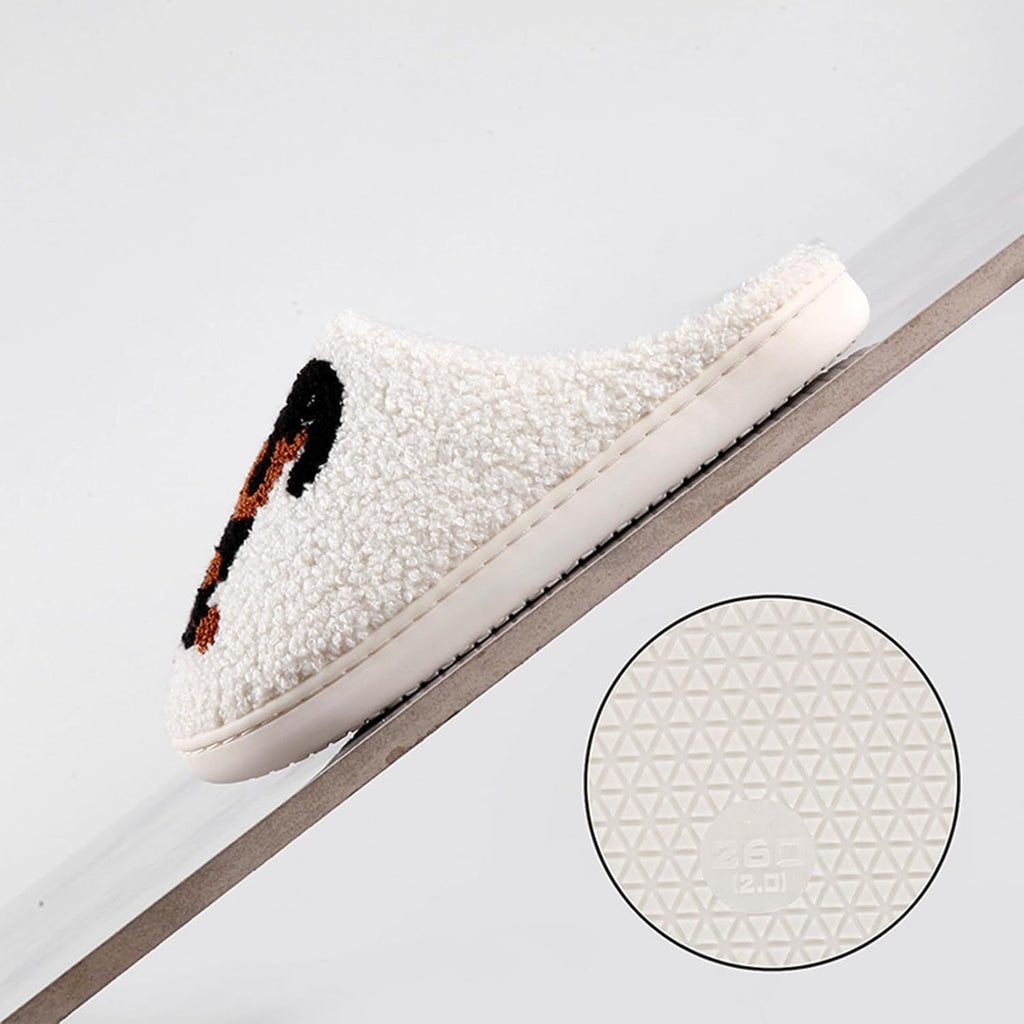 Cute Animal Slippers for Women Man Cartoon Animal Slippers for Woman Fuzzy Memory Foam Winter Warm Fluffy Shoes