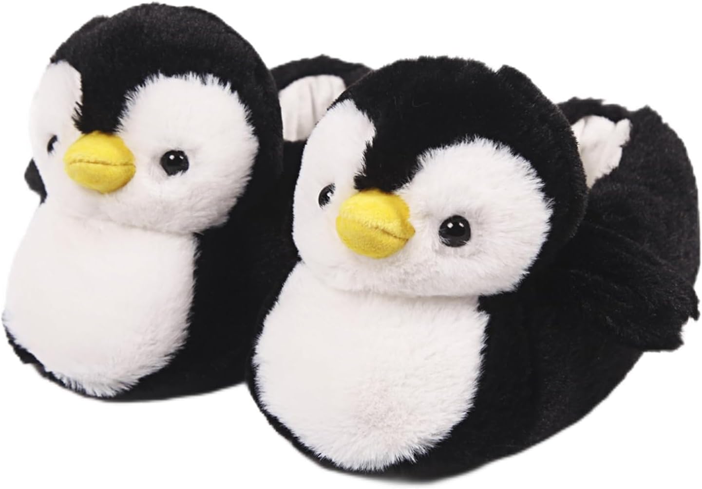Penguin Cute Women Slippers Funny Animal Slippers Novelty Plush Slippers Fluffy Fuzzy Winter Warm Bedroom House Shoes Cartoon Slippers for Women Men Teen Girls