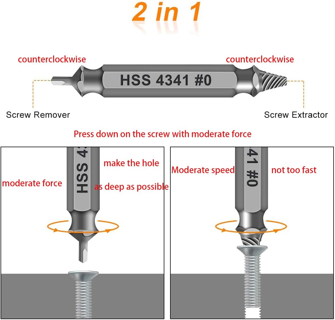 Gifts for Men,Damaged Screw Extractor Set,Valentines Day Gifts for Him Her Men Boyfriend,Mens Gifts for Dad,Husband,Stripped Screws Nuts & Bolts Drill Bit Tools for Easy Removal of Rusty Broken Screw