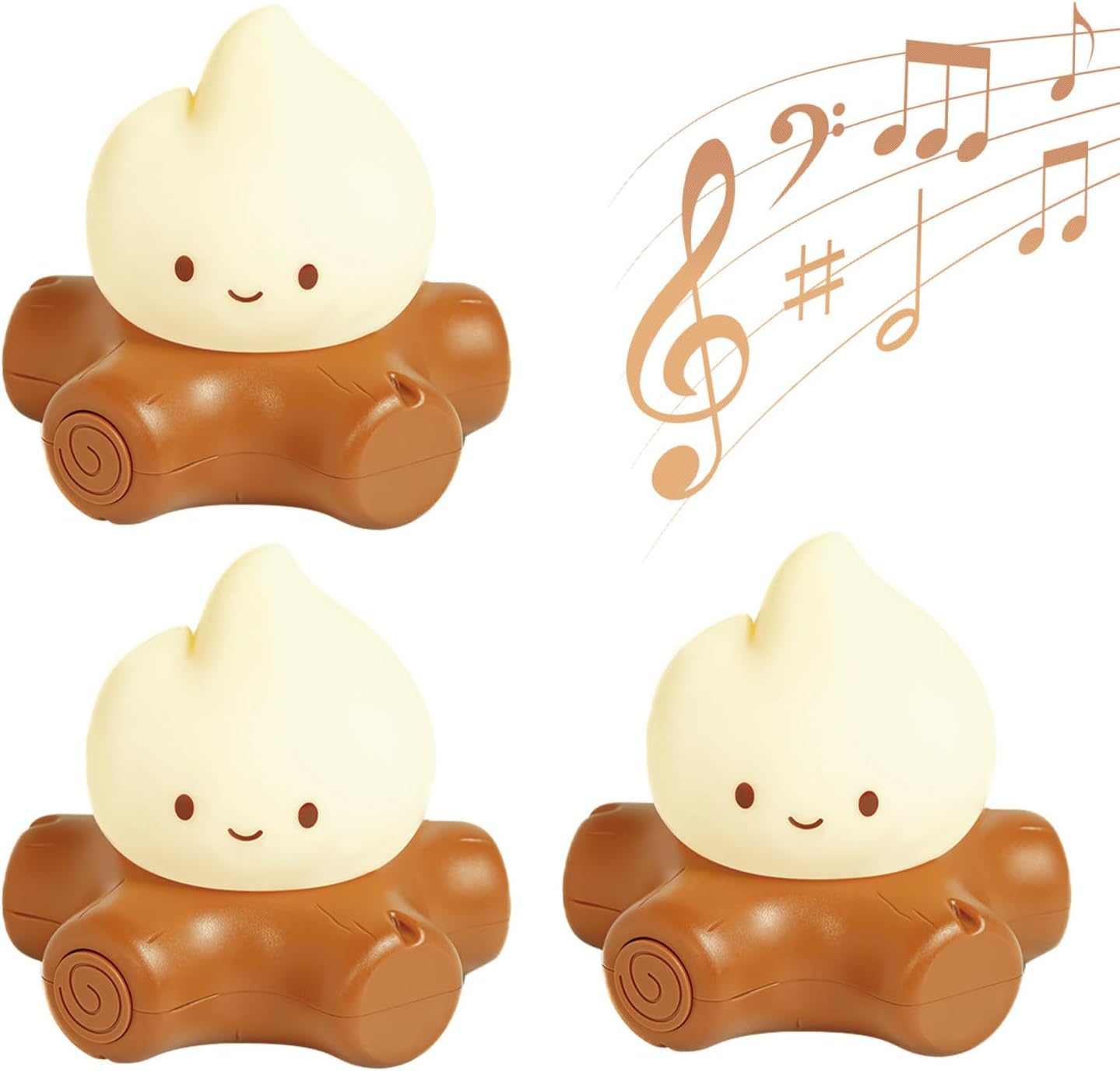 Flameless Candles Lamp, Led Candles,Cute Kerosene Lamp,Silicone Flame Amber Light,Adjustable Dimmable Rechargeable Night Light for Kids,Girls,Teenager Kids Bedroom Christmas