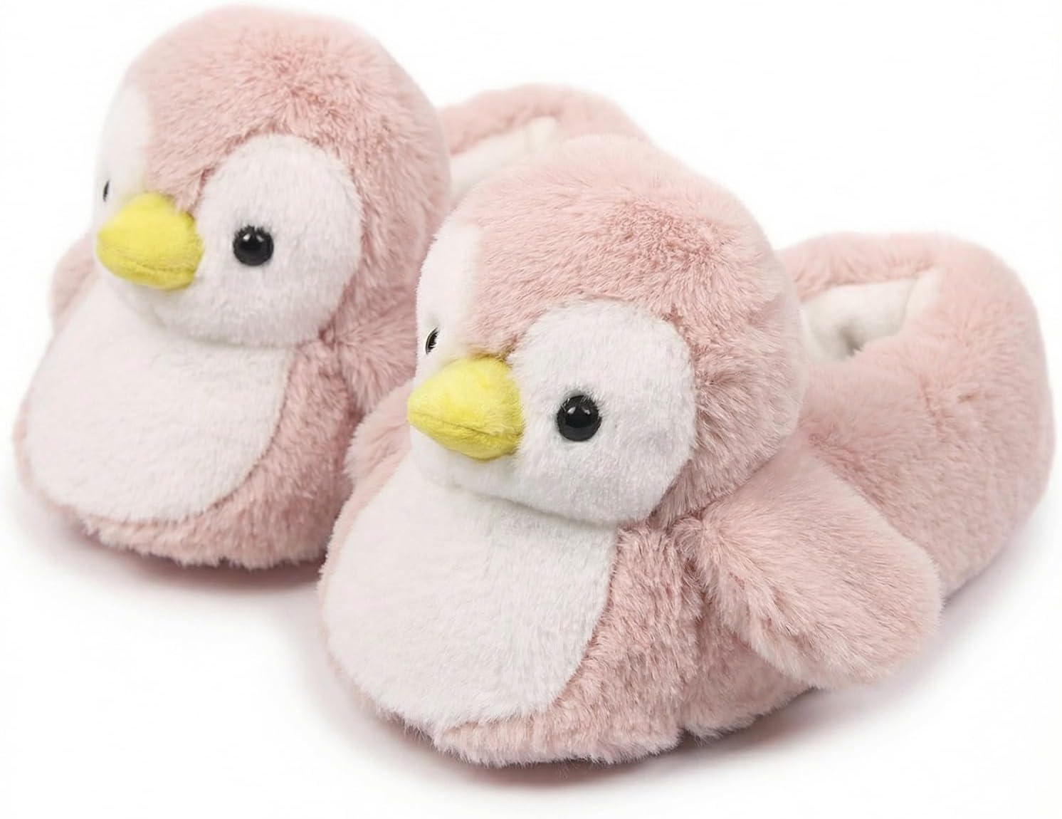 Penguin Cute Women Slippers Funny Animal Slippers Novelty Plush Slippers Fluffy Fuzzy Winter Warm Bedroom House Shoes Cartoon Slippers for Women Men Teen Girls