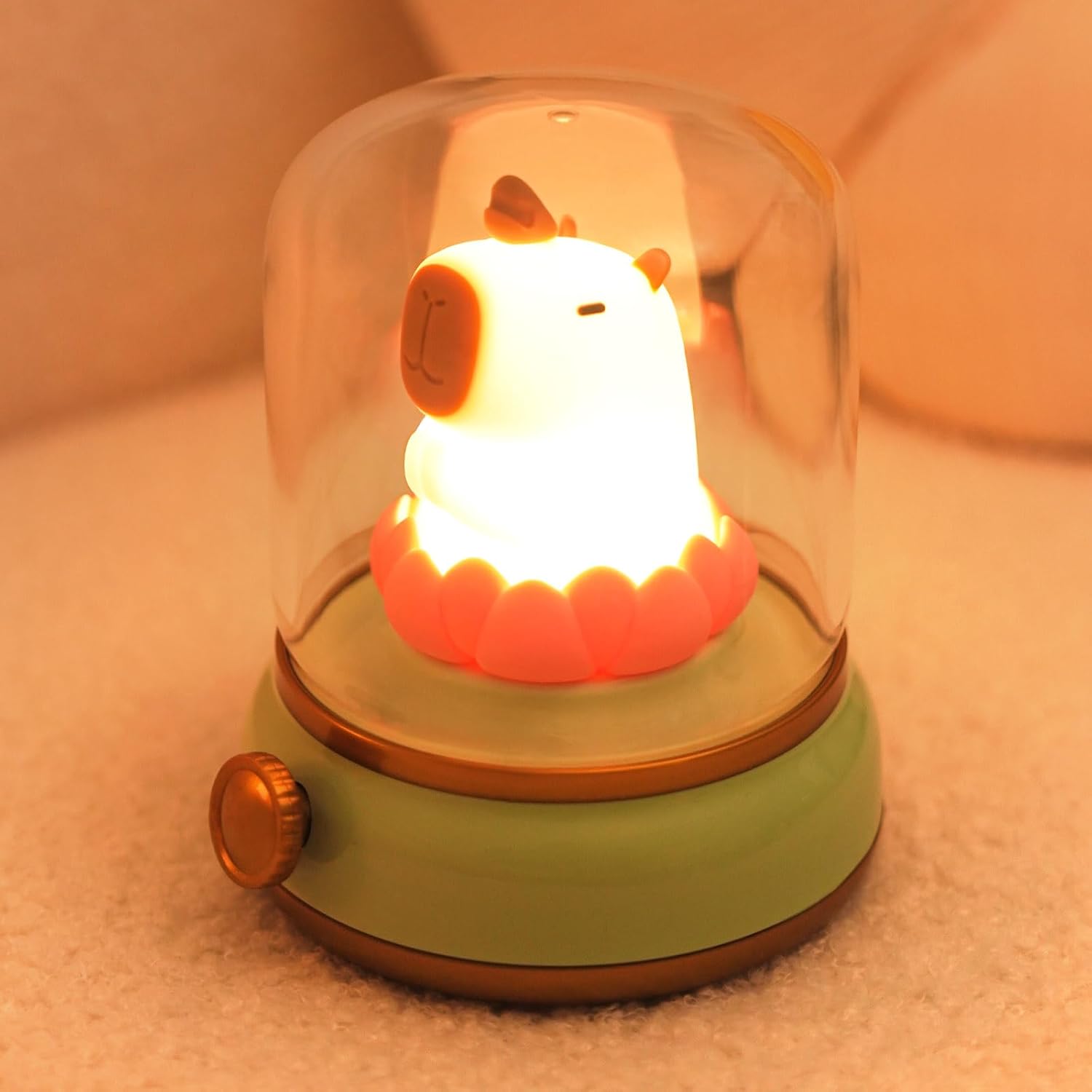 Flameless Candles Lamp, Led Candles,Cute Kerosene Lamp,Silicone Flame Amber Light,Adjustable Dimmable Rechargeable Night Light for Kids,Girls,Teenager Kids Bedroom Christmas