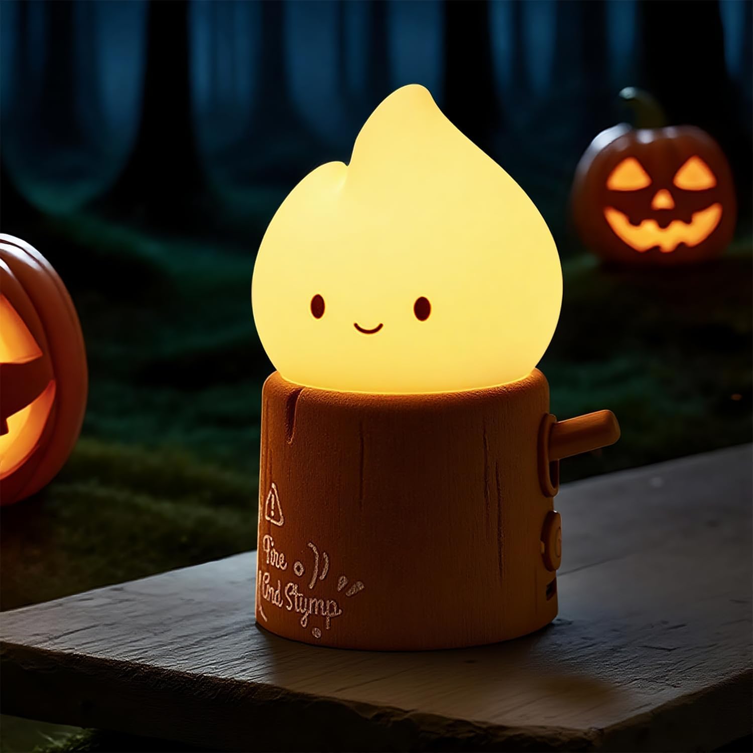 Flameless Candles Lamp, Led Candles,Cute Kerosene Lamp,Silicone Flame Amber Light,Adjustable Dimmable Rechargeable Night Light for Kids,Girls,Teenager Kids Bedroom Christmas