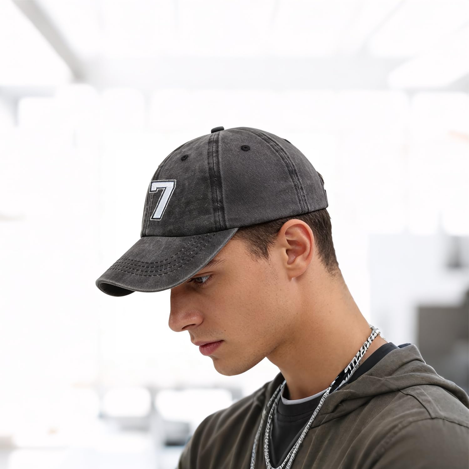 67 Hat for Men Women, 6 7 Baseball Cap Funny Six Seven Embroidered Graphic Cool Novelty 6-7 Trucker Dad Cap Birthday Presents