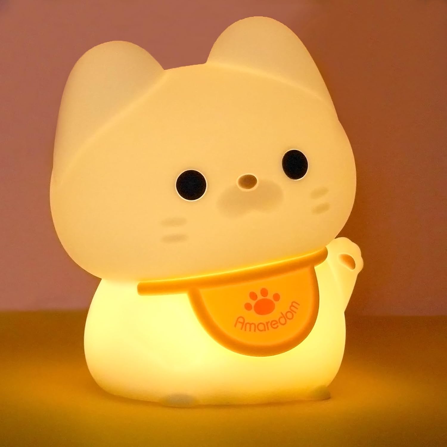 Amaredom Plunger Night Light, Cute Plunger Lamp, Wooden Bar Silicone Funny Nightlight, Rechargeable LED Funny Flashlight with 30 Minutes Timer & One Button Control, Bedroom, Washroom, Living Room