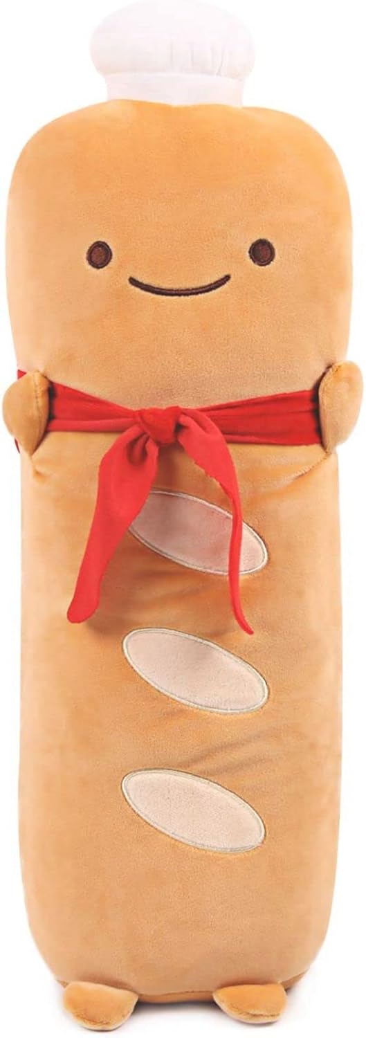 Toast Bread Pillow Funny Food Plush Toy Pillows Small Cute Stuffed Plush Sofa Pillow (Toast Bread,Golden)