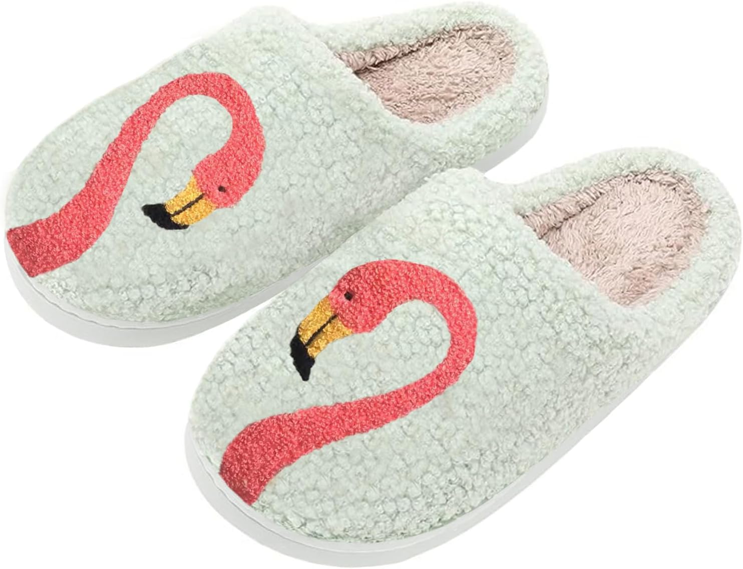 Cute Animal Slippers for Women Man Cartoon Animal Slippers for Woman Fuzzy Memory Foam Winter Warm Fluffy Shoes