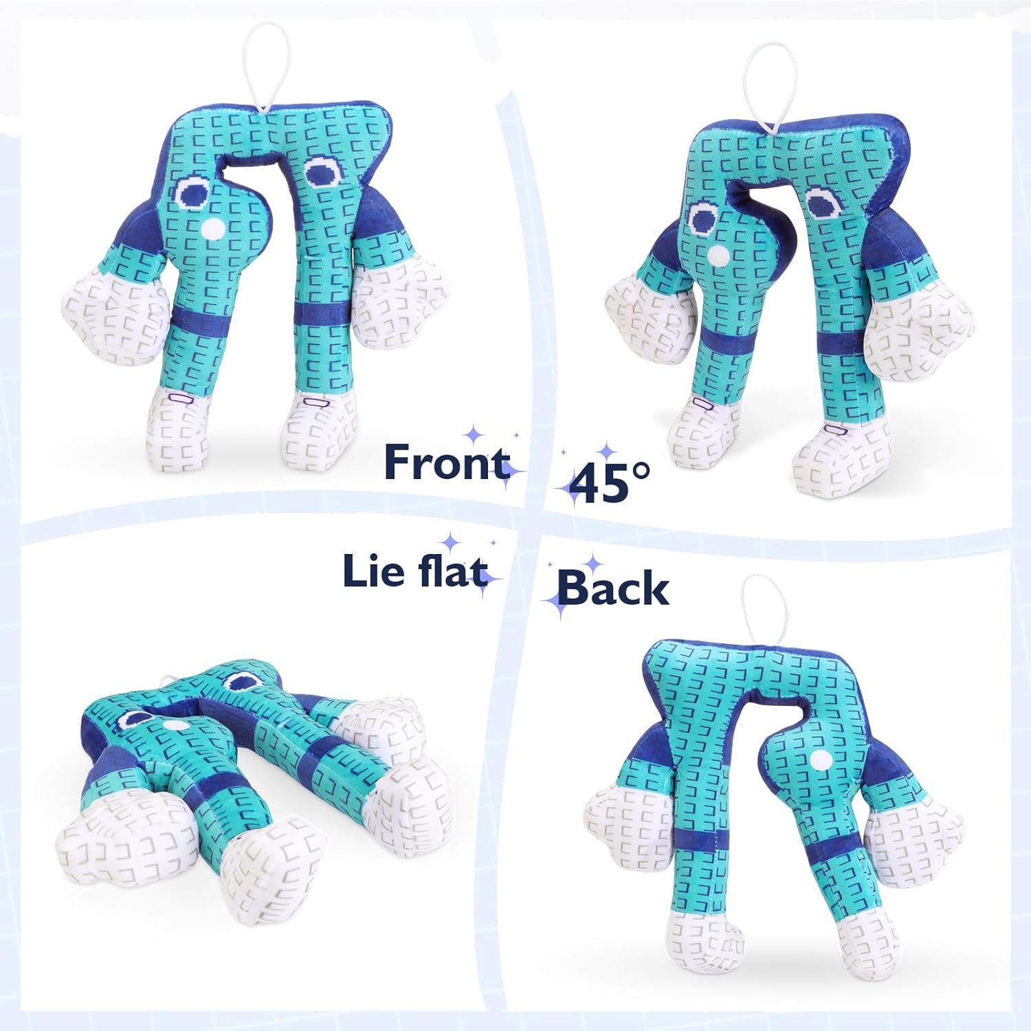 10 Inch 67 Plush Toy - Soft Stuffed Number Character, Pixel-Style Steal A Brainrot Inspired Plushie, for Kids, Gamers, Collectors & Internet Culture Fans