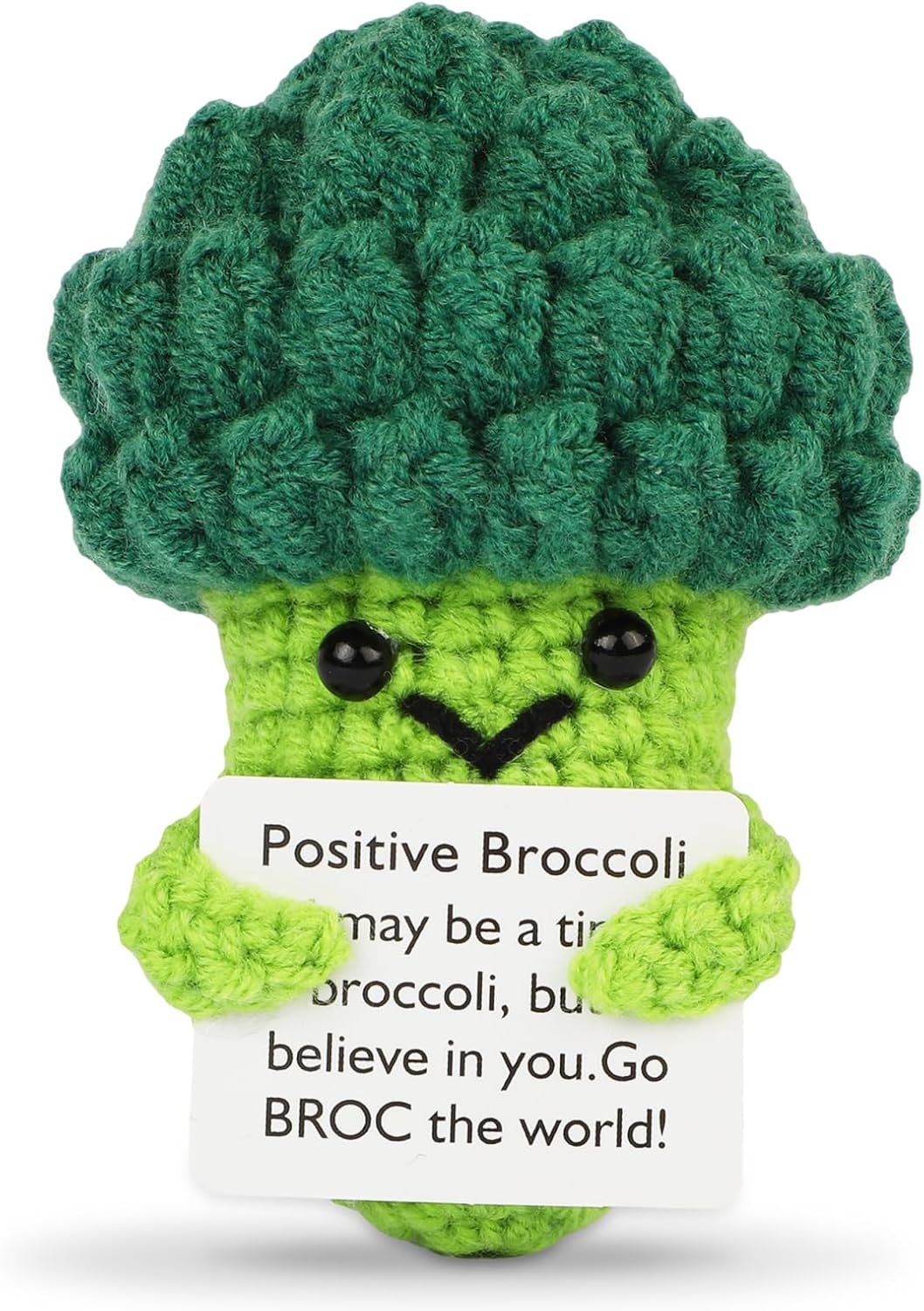 Hoedia Emotional Pickle Small Mother’s Day Easter Gifts for Women Men Her Him, Crochet Cucumber Cute Funny Inspirational Support Stuffers College Office Friend Birthday Basket Filler Decorations