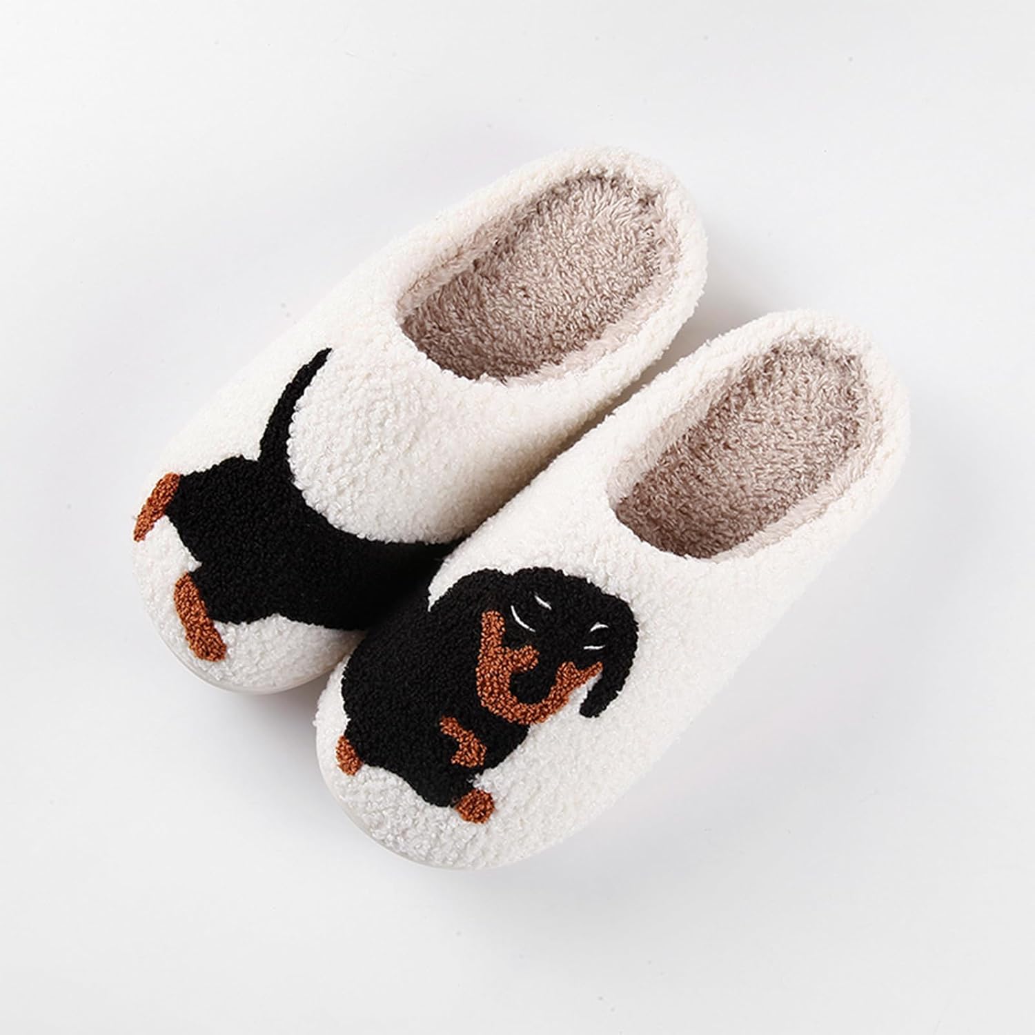 Cute Animal Slippers for Women Man Cartoon Animal Slippers for Woman Fuzzy Memory Foam Winter Warm Fluffy Shoes