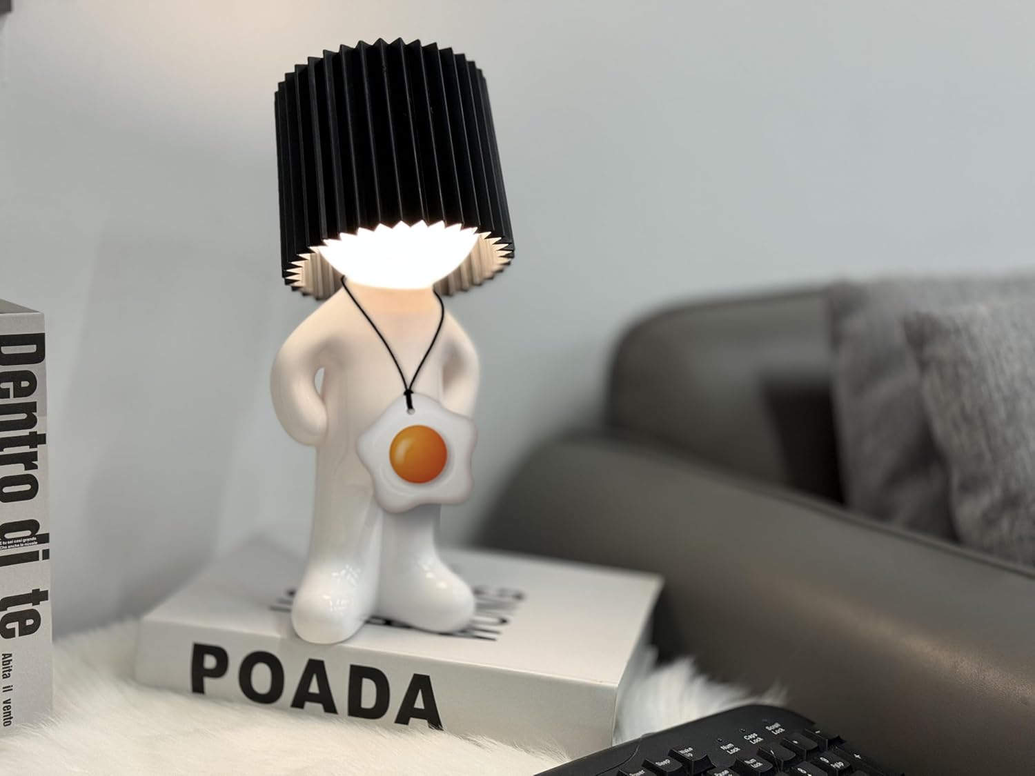 Bedside Night Light, shy man lamp，Mothers Day Gifts for Mom Wife,Birthday Christmas Gifts for Men Women Boyfriend Girlfriend, Funny Anniversary Gag Gifts, White Elephant Easter Gifts for Adults