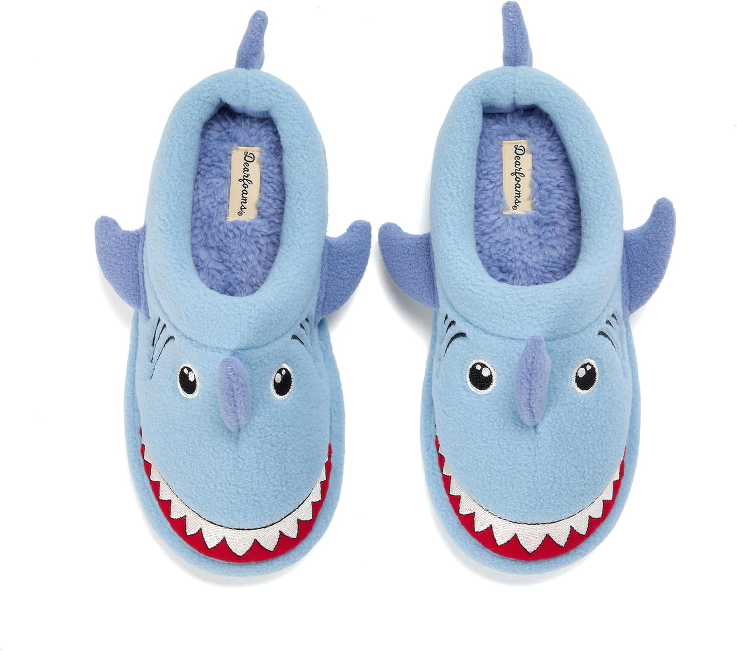 Dearfoams unisex-child Kids Toddlers Whimsical Animal Critter Washable Slipper