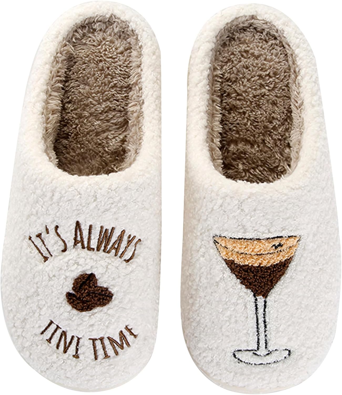 Cute Animal Slippers for Women Man Cartoon Animal Slippers for Woman Fuzzy Memory Foam Winter Warm Fluffy Shoes