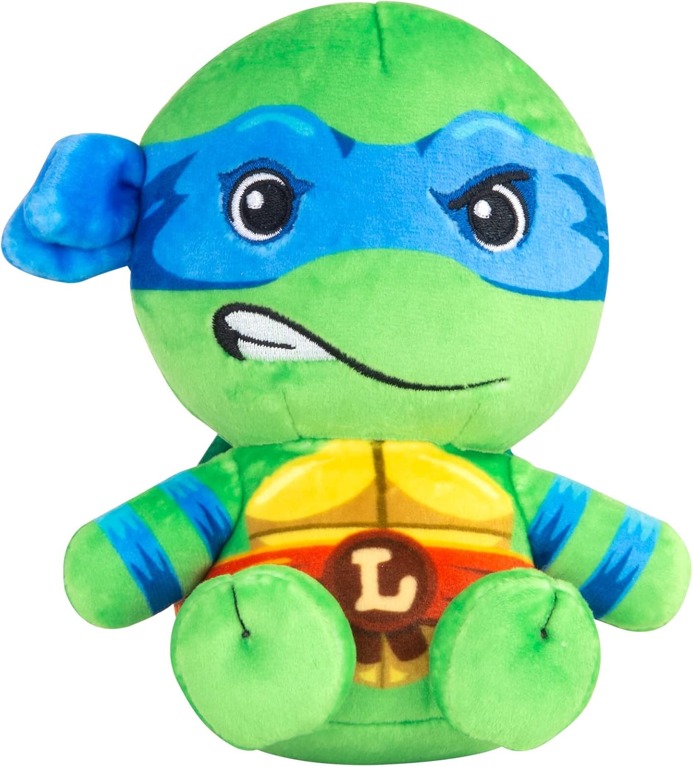Club Mocchi-Mocchi- Teenage Mutant Ninja Turtles Plush - TMNT Leonardo Plushie - Ninja Turtle Stuffed Animal Toys and Room Decor - Plush Collectible TMNT Figures - 6 inch