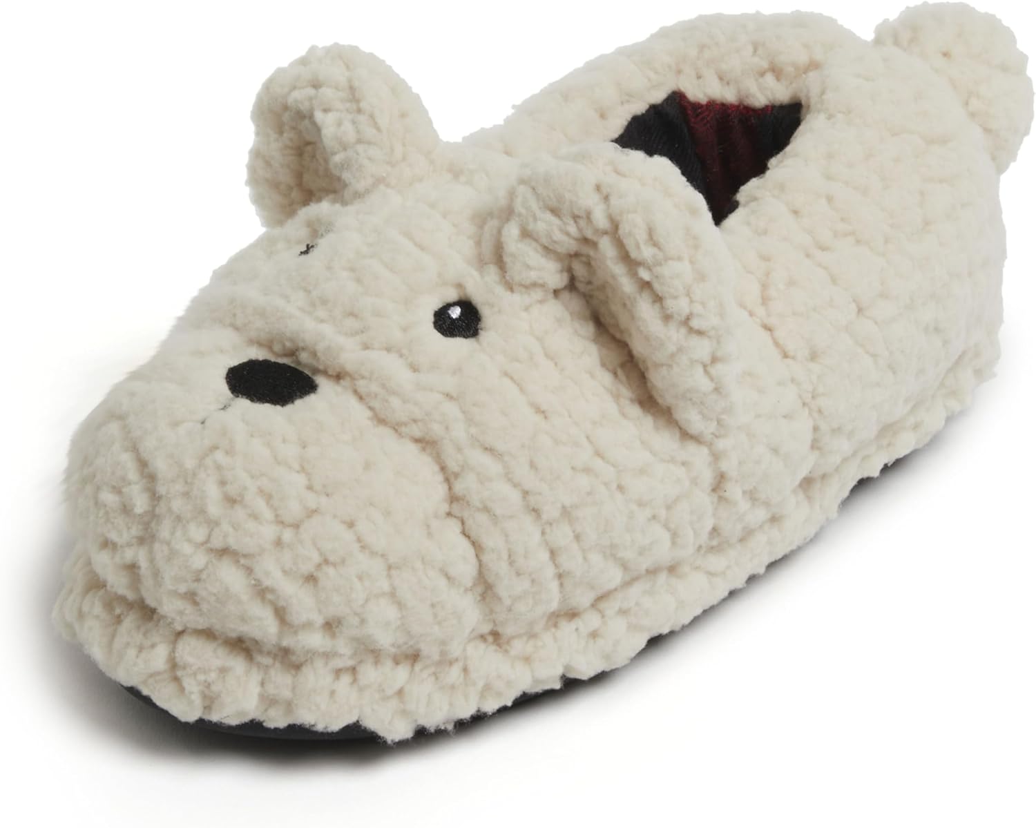 Dearfoams unisex-child Kids Toddlers Whimsical Animal Critter Washable Slipper