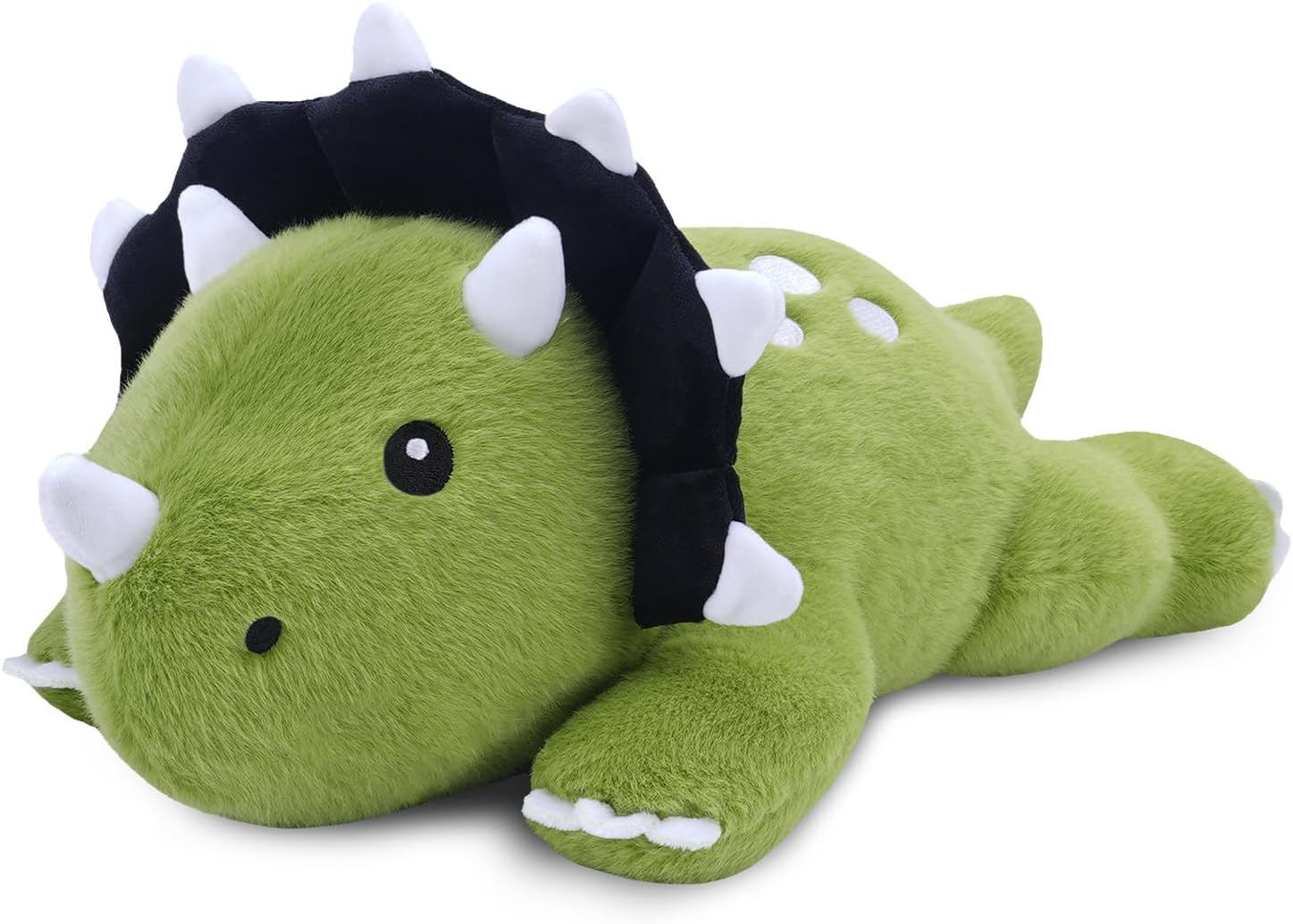 SQEQE Weighted Stuffed Animals Dinosaur Plush, Weighted Stuffed Animals Dino Plushies for Cozy Comfort, Soft T-Rex Pillow Toy for Kids Adults, Valentines & Birthday Gifts 9.8 Inch, 0.8 Lb