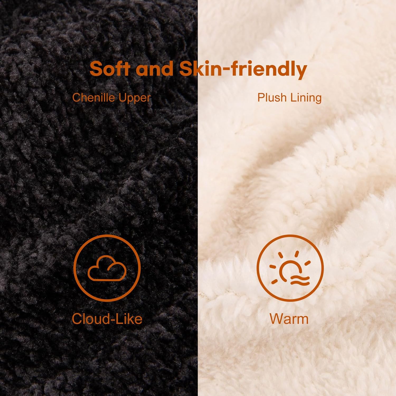 LongBay Women's Cozy Winter Slipper Boots Warm Chenille Knit Bootie Memory Foam Non-Slip Indoor Outdoor House Shoes