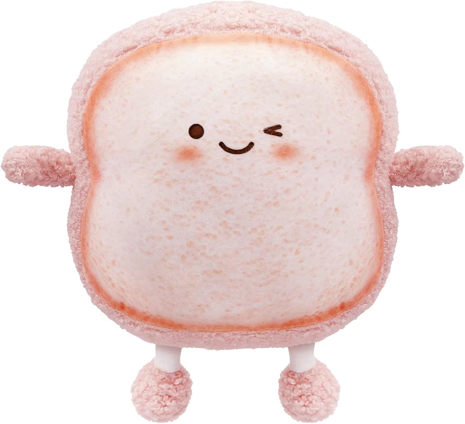 Toast Bread Pillow Funny Food Plush Toy Pillows Small Cute Stuffed Plush Sofa Pillow (Toast Bread,Golden)