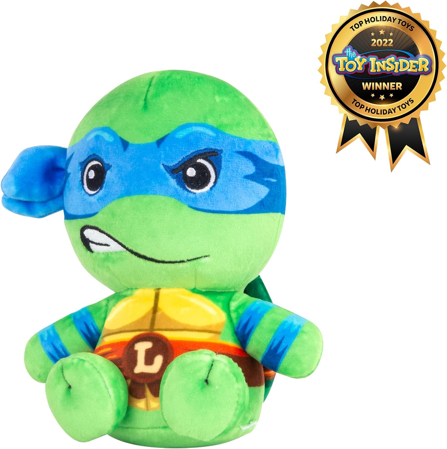 Club Mocchi-Mocchi- Teenage Mutant Ninja Turtles Plush - TMNT Leonardo Plushie - Ninja Turtle Stuffed Animal Toys and Room Decor - Plush Collectible TMNT Figures - 6 inch