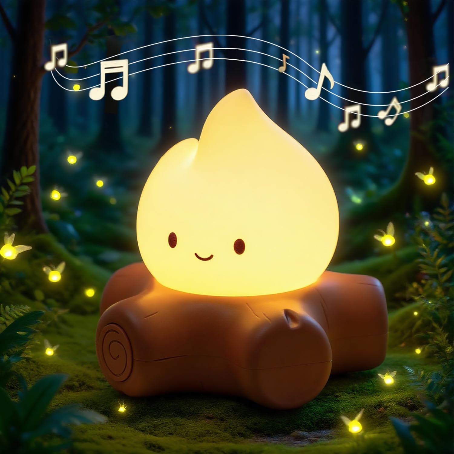 Flameless Candles Lamp, Led Candles,Cute Kerosene Lamp,Silicone Flame Amber Light,Adjustable Dimmable Rechargeable Night Light for Kids,Girls,Teenager Kids Bedroom Christmas