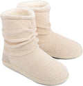 LongBay Women's Cozy Winter Slipper Boots Warm Chenille Knit Bootie Memory Foam Non-Slip Indoor Outdoor House Shoes