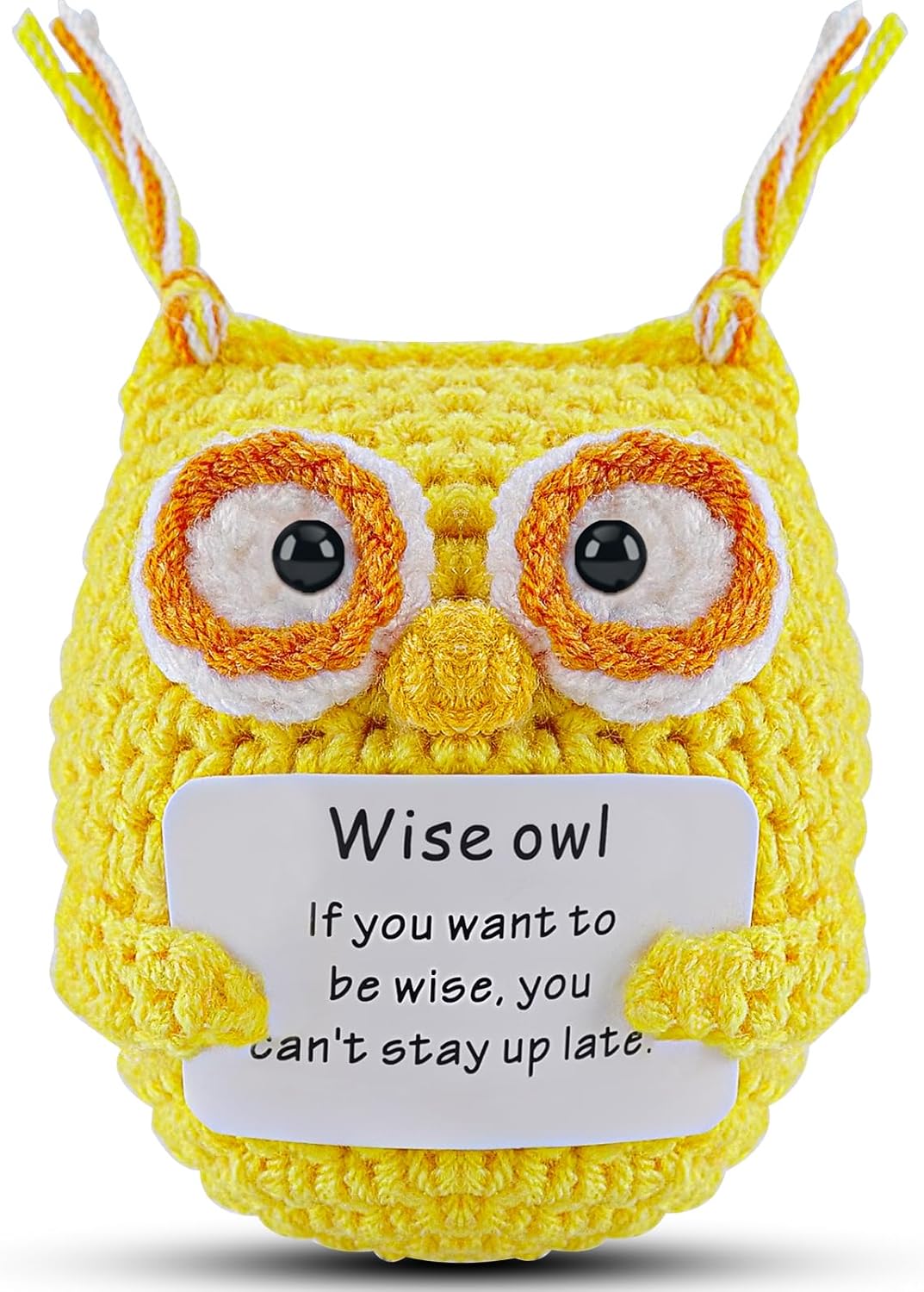 Hoedia Emotional Pickle Small Mother’s Day Easter Gifts for Women Men Her Him, Crochet Cucumber Cute Funny Inspirational Support Stuffers College Office Friend Birthday Basket Filler Decorations