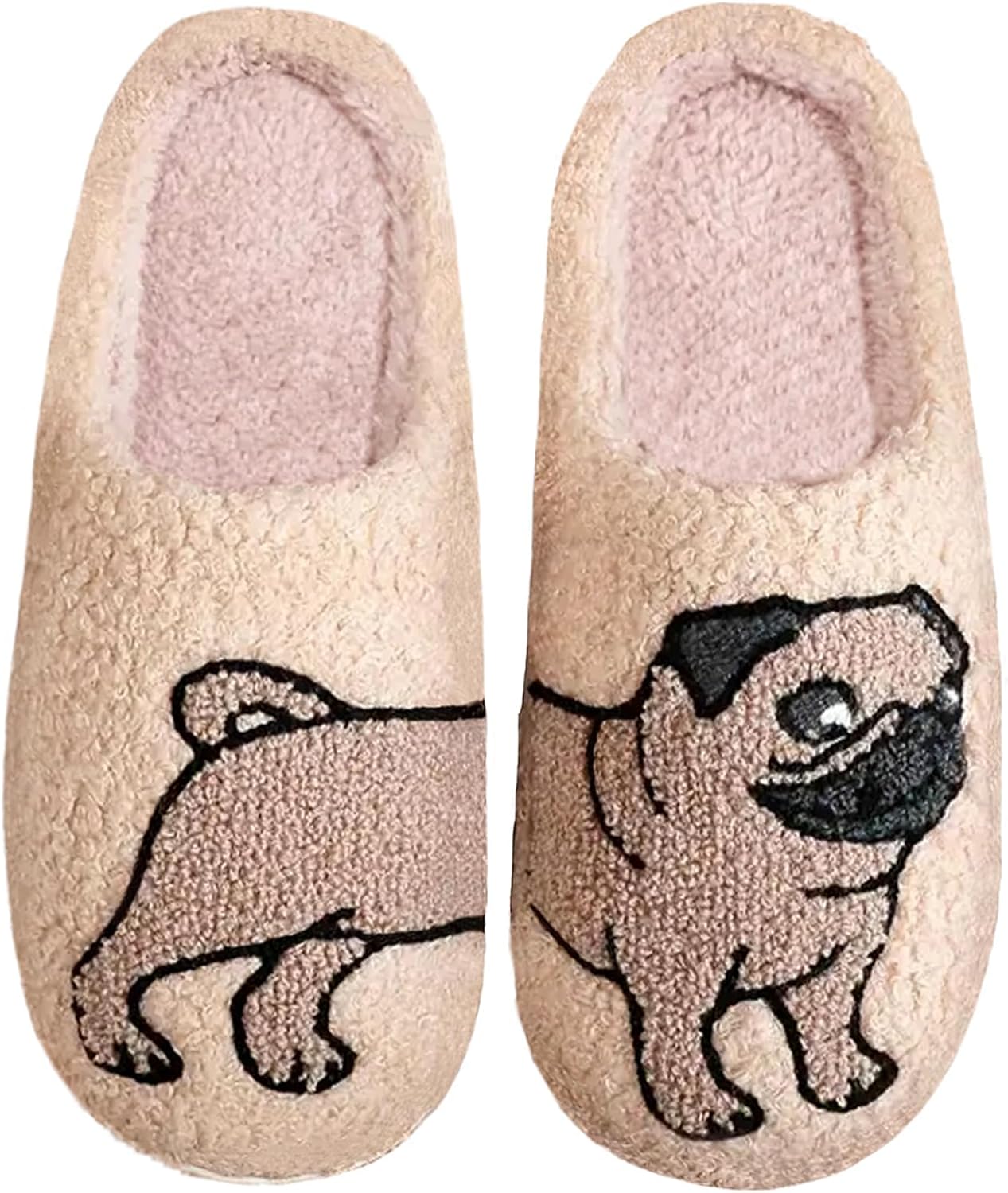 Cute Animal Slippers for Women Man Cartoon Animal Slippers for Woman Fuzzy Memory Foam Winter Warm Fluffy Shoes
