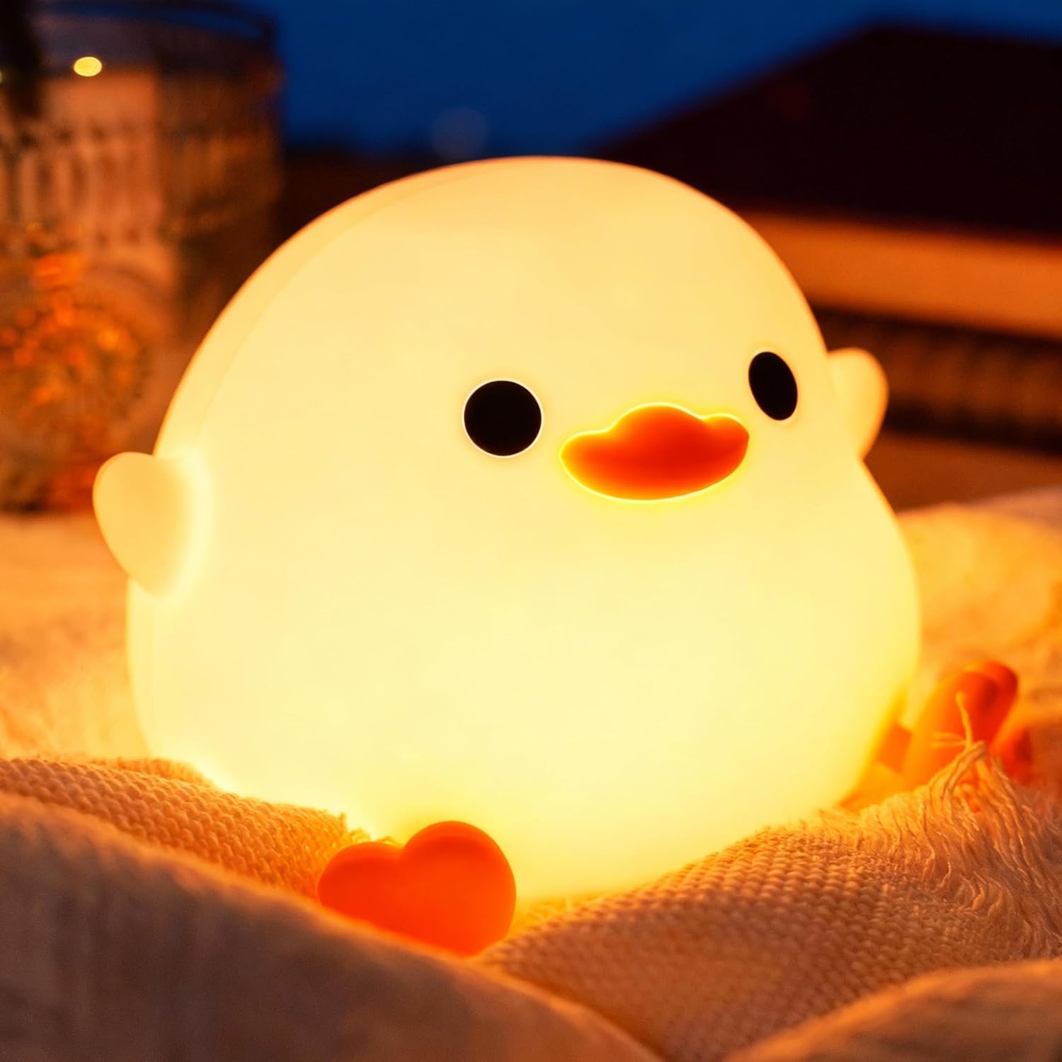 Amaredom Plunger Night Light, Cute Plunger Lamp, Wooden Bar Silicone Funny Nightlight, Rechargeable LED Funny Flashlight with 30 Minutes Timer & One Button Control, Bedroom, Washroom, Living Room