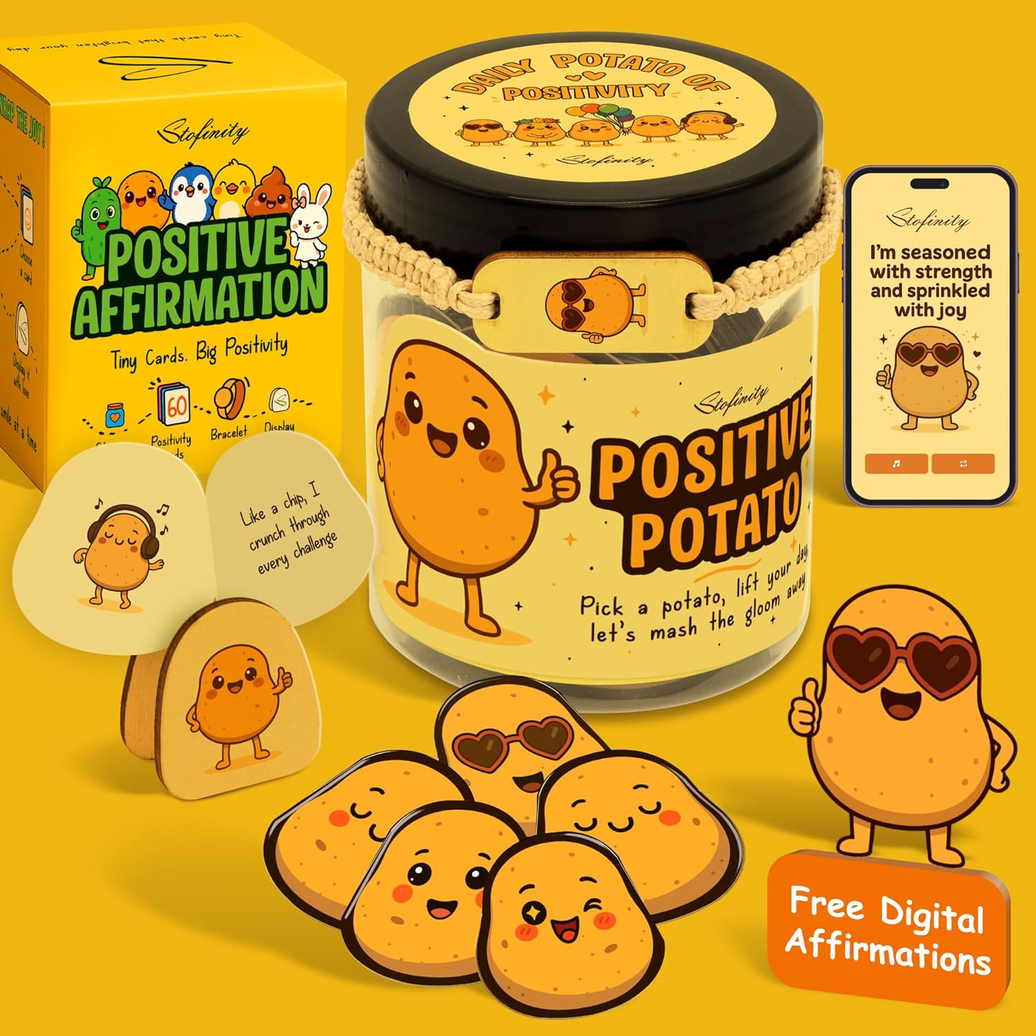 60 Positive Pickle Affirmation Cards Jar - Funny Valentines Day Gifts For Teen Girls Trendy Stuff, Valentine Pickle Gifts For Women, Cute Birthday Gift For Friends, Daughter, Sister, Adult