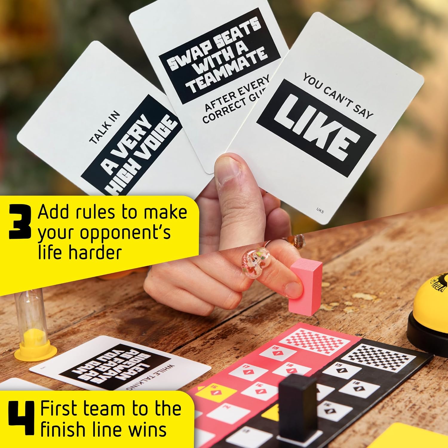 Big Potato You Can't Say UMM: A Party Game for Family and Adults, Fast-Paced Family Word Game, Must Have for Game Night, Bonus Content Included