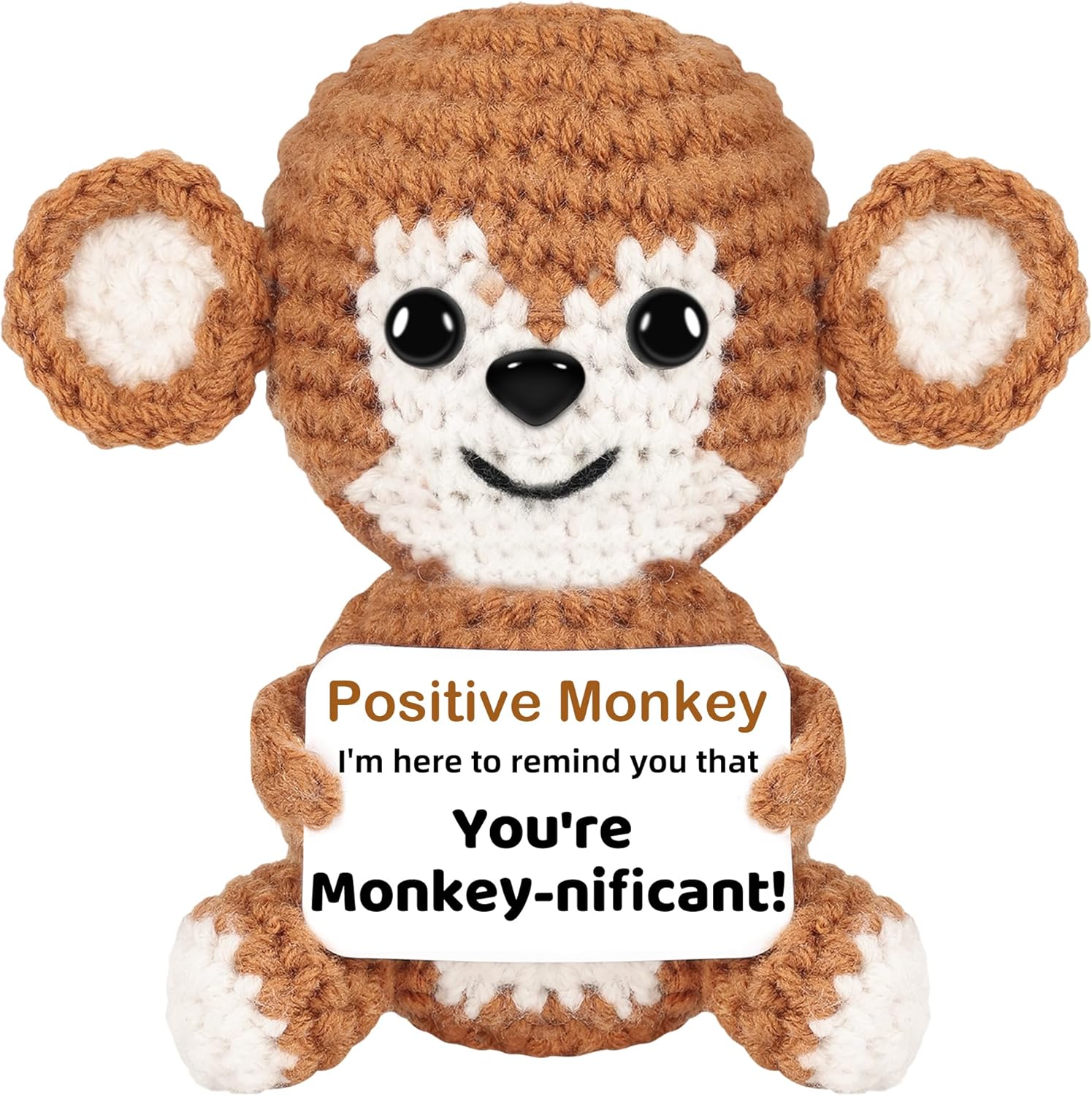 Hoedia Emotional Pickle Small Mother’s Day Easter Gifts for Women Men Her Him, Crochet Cucumber Cute Funny Inspirational Support Stuffers College Office Friend Birthday Basket Filler Decorations