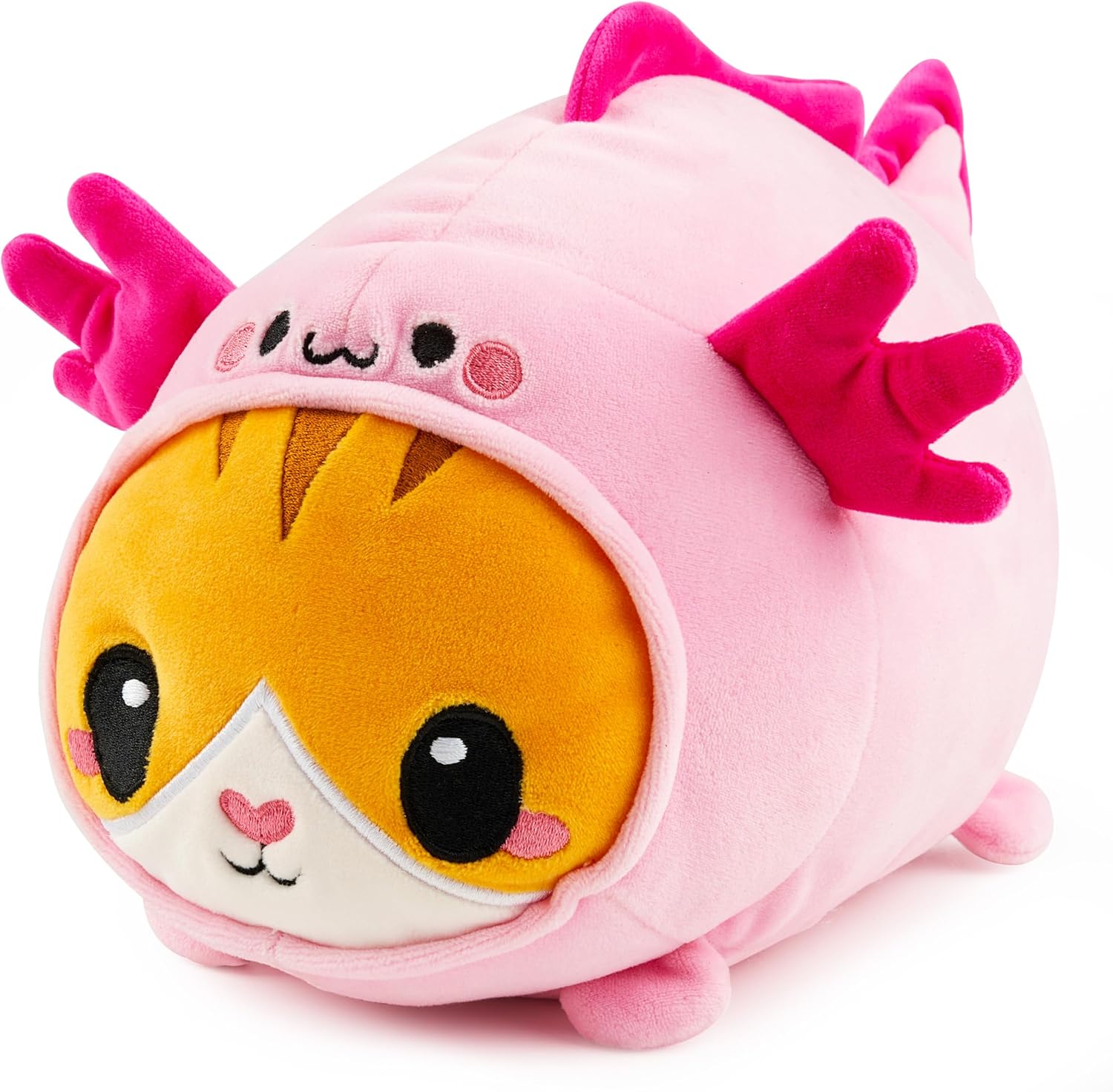 JOYIN Axolotl Plush Toy, Kawaii Axolotl Cat Plush Toy, 11" Soft Plushie, Cute Stuffed Animal Pillow for Kids and Adults, Birthday Gift for Boys and Girls, Easter Basket Stuffers