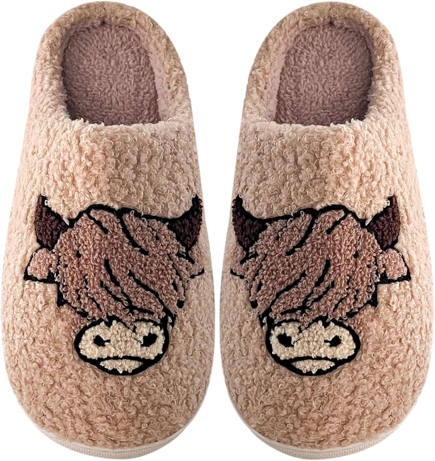 Cute Animal Slippers for Women Man Cartoon Animal Slippers for Woman Fuzzy Memory Foam Winter Warm Fluffy Shoes