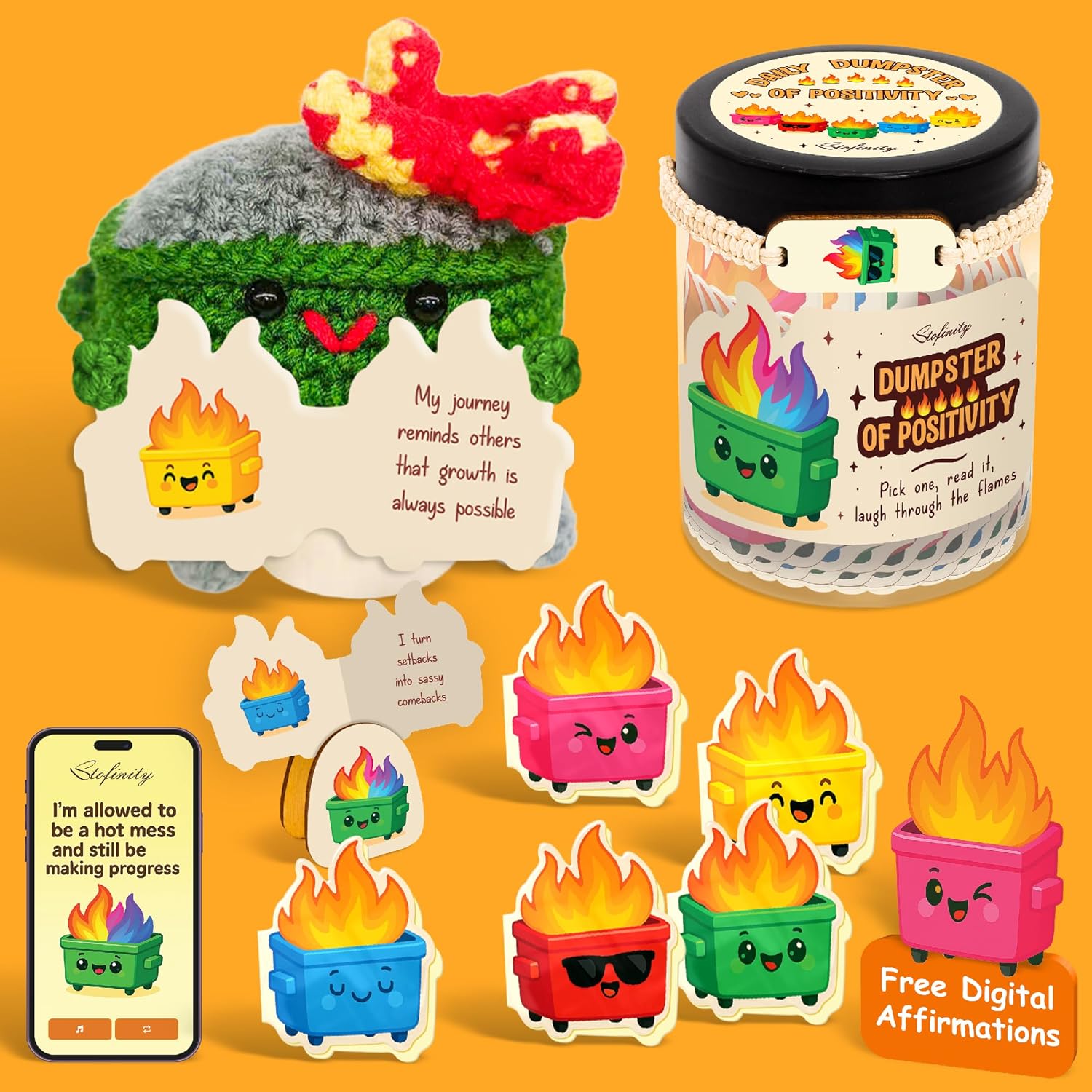 60 Positive Pickle Affirmation Cards Jar - Funny Valentines Day Gifts For Teen Girls Trendy Stuff, Valentine Pickle Gifts For Women, Cute Birthday Gift For Friends, Daughter, Sister, Adult