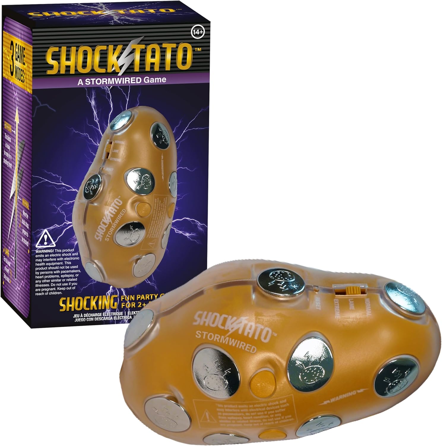 Shocktato Party game by Stormwired - The Hilariously Funny Game of Shocking Potato - Gag Gifts and Stocking Stuffers for Teens