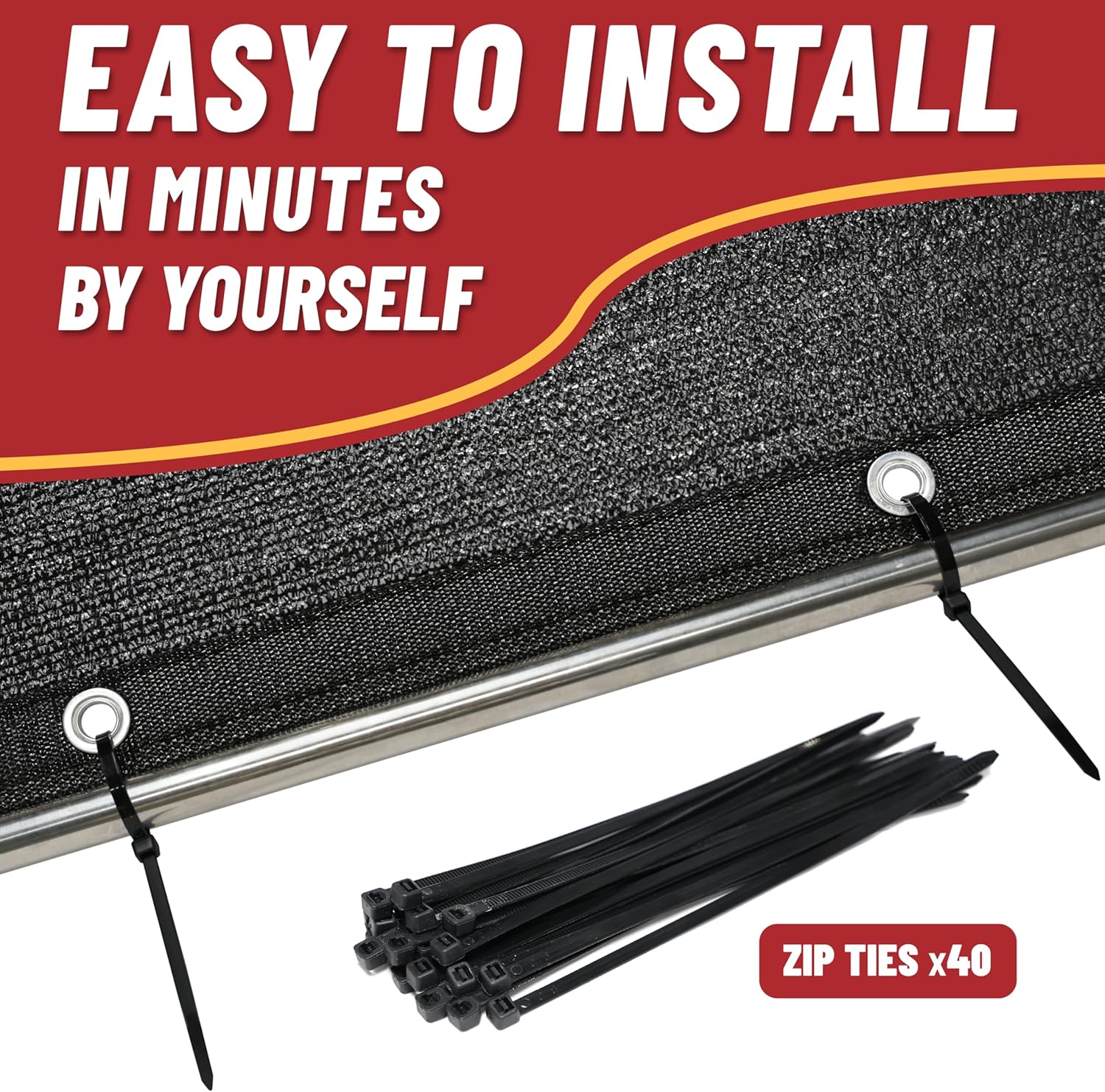 ShadeMart 70% Shade Cloth for Plant, Black 16FT x 20FT Outdoor Shade Tarp, Shade Cover with Upgrade Grommets and Zip Ties, Sunblock Net for Garden Greenhouse Carport Chicken Coop, Custom Size